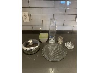 Lot Of Misc Glass Items