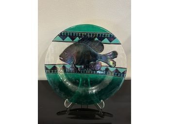 Patten Large Stained Glass Charger
