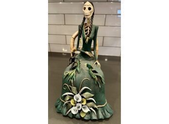 Day Of The Dead Ceramic Sculpture