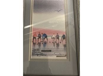 Charles Mulvey Signed Print: The Clammers