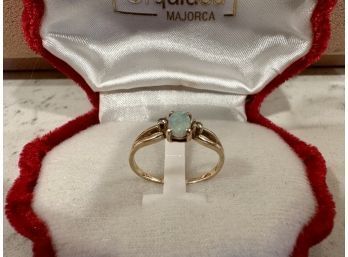 14k And Opal Ring