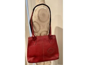 Moda DLuciano Red Leather Handbag