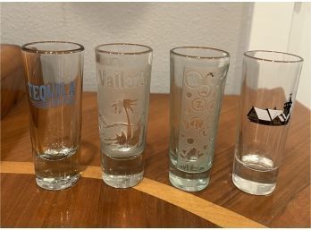 Set Of 4 Shot Glasses