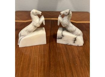 Marble Book-ends