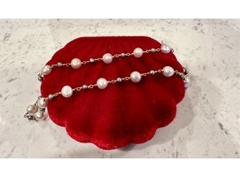 Pearl And 18k Necklace