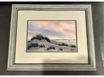 Charles Mulvey Watercolor: Favorite Dune