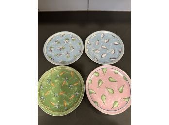 Four Abbott Collection Salad Plates