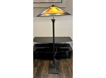 Quoizel Collectables Floor Lamp, Stained Glass