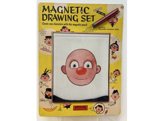 Vintage Magnetic Drawing Set-Dapper Dan