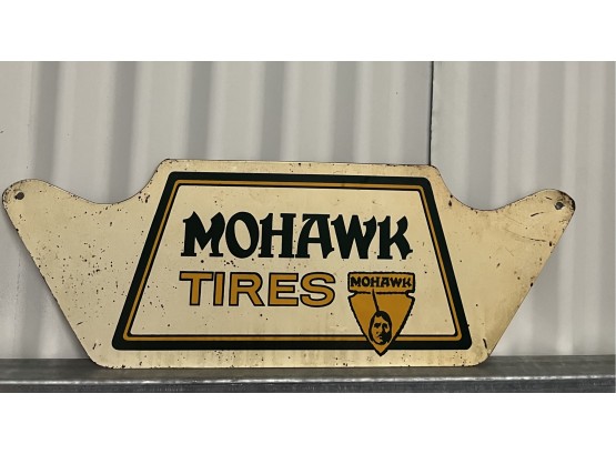 Mohawk Tires Vintage Metal Sign