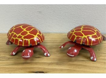 2 Vintage Metal Turtles 'made In The USA'