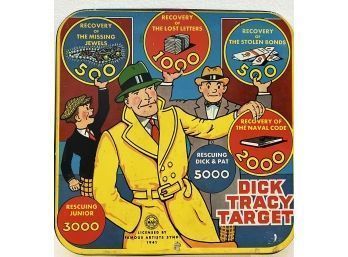 Mar Toys Dick Tracy Target Licensed By Famous Artist Synd. 1941