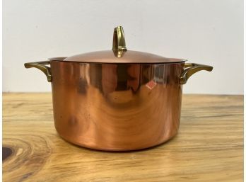 Revere Ware Copper Pot With Original Labels