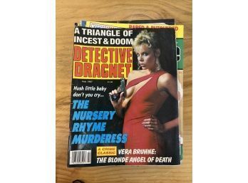 Vintage Detective Cases Magazine Lot Pulp Trashy Stories