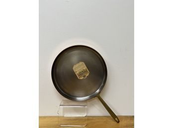 Revere Ware Fry  Pan, Solid Copper Stainless Steel W/Original Label