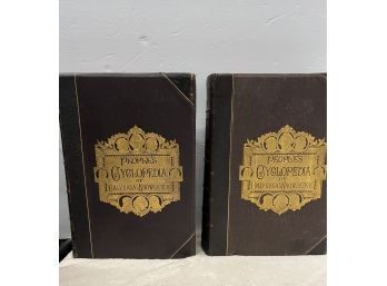 1879 Set Of 2 Peoples Cyclopedia Of Universal Knowledge