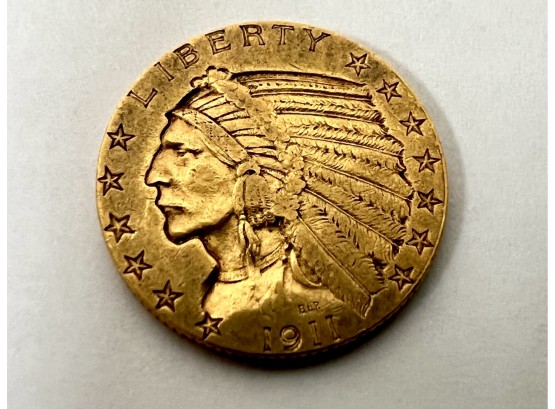 1911 Gold 5 Dollar Coin