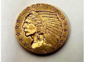 1911 Gold 5 Dollar Coin
