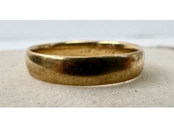 18k Gold Ring Band Size 7