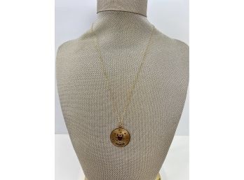 14k Gold Cancer Necklace
