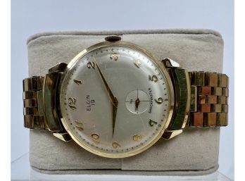 Vintage Gold Plated Elgin Shockmaster Watch