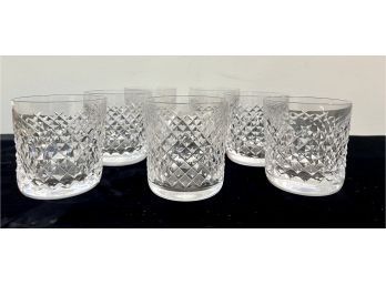 Waterford Alana Old Fashion Set Of 7 Glasses