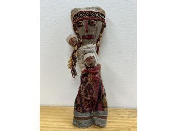 Peruvian Chancay Doll With Babies