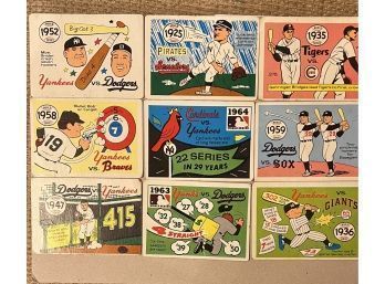 1970 Fleer World Series Baseball Trading Cards  17 Total