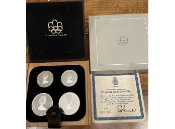 1976 Olympic Coin Proof Set Set Of 4 Series Vii