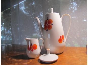 Colditz Vintage  German Teapot & Creamer