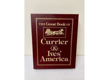 Autographed First Edition The Great Book Of Currier & Ives