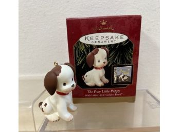 Hallmark Ornaments - The Pokey Little Puppy With The Little Golden Book
