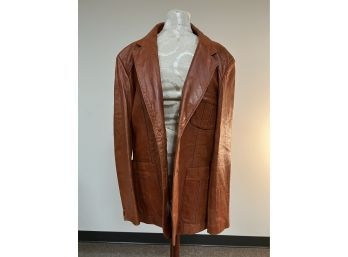 Vintage Wilson Leather Jacket 1970s Sz 44