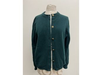 Vintage Scottish Cashmere Cardigan Sweater
