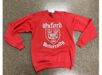 Vintage Oxford University Sweatshirt Screen Stars Xl