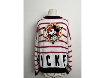 Vintage Mickey Mouse Size Large Sweater