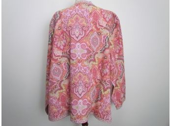 Appleseed's Floral Reversible Jacket 3X