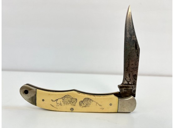 Vintage Schrade Single Blade Knife