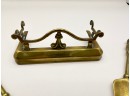 Vintage Miniature Brass Fireplace Set