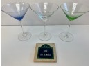 Martini Glasses And Watson Kennedy Coaster