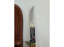 Vintage Case Fixed Blade Knife With Sheath