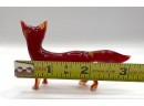 Glass Red Fox Miniature