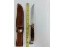Vintage Case Fixed Blade Knife With Sheath
