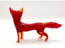 Glass Red Fox Miniature
