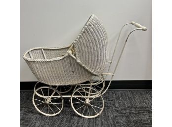 Vintage Wicker Baby Buggy -local Pick Up