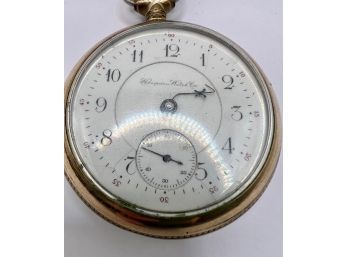 1894 Hampden Pocket Watch 17 Jewels