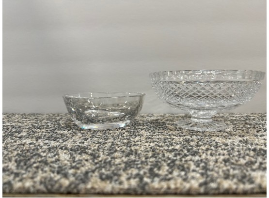 Orrefors & Crystal Dish Waterford (?)