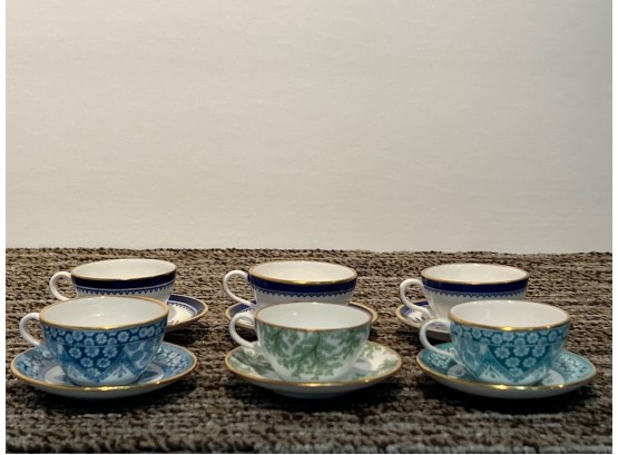 Miniatures Cups And Saucers-set Of  8