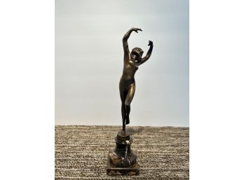 Bronze Statue By Vivian