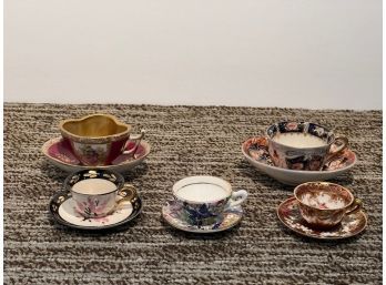Miniatures Cups And Saucers-set Of 6